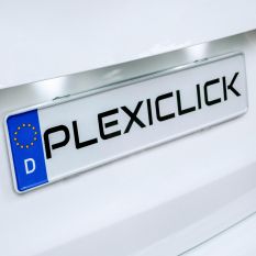 Plexiclick: a rendszámtartók új dimenziója