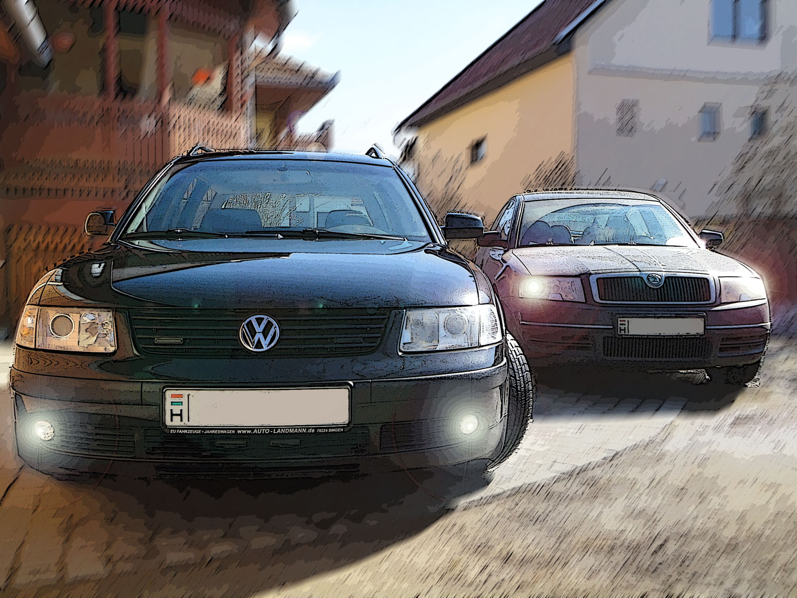 Skoda Superb; VW :: Passat