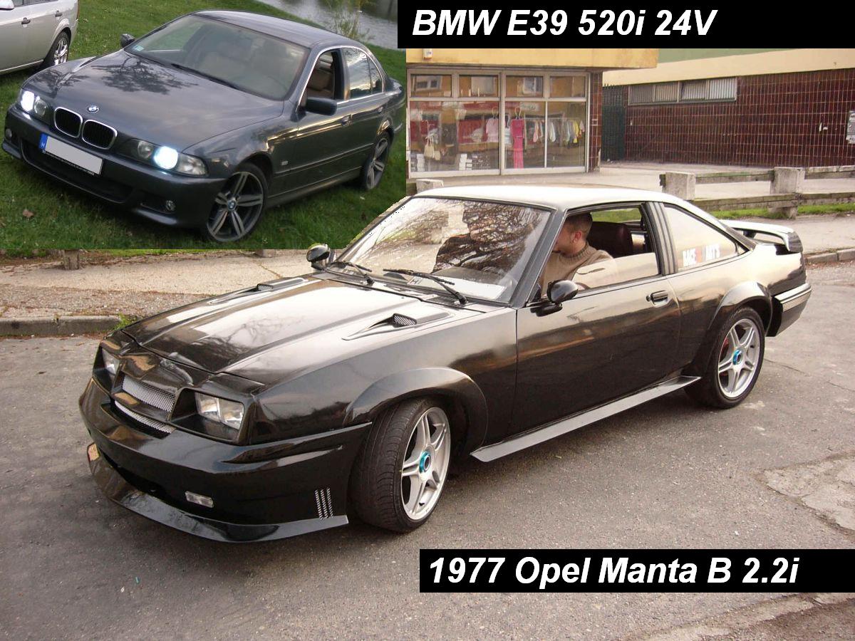 Opel Manta 2.2I 1977 BMW E39 520i